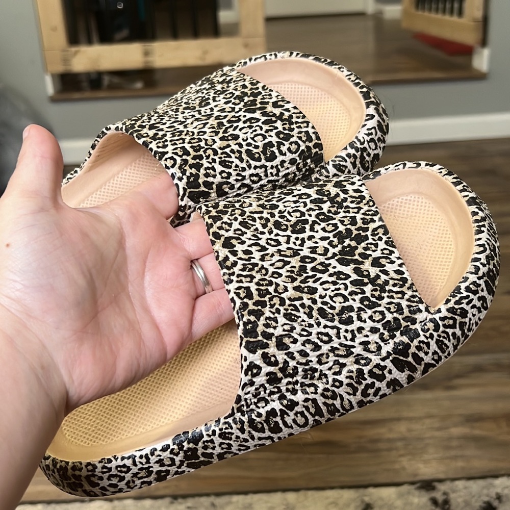 Size 7 boutique slides! Never worn!